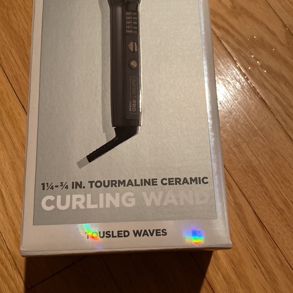 INFINITIPRO BY CONAIR Tourmaline Ceramic 1 1/4 - 3/4 inch Curling Wand, - Picture 2 of 9